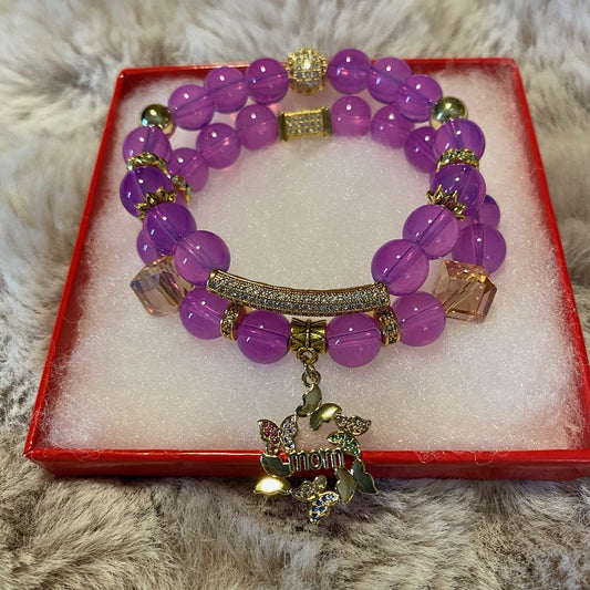 Mother's Day - Lavender (2 Bracelets)